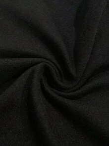 Rina Fox Camiseta de tirantes elegante con contraste de color y aplicaciones de encaje para el verano - Negro - Ver 5