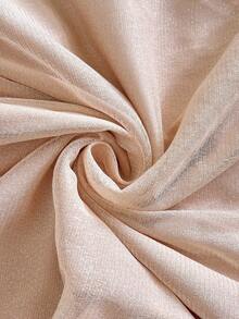 Firerie 时尚网纱优雅浪漫复古沙滩度假连衣裙 - 杏色 - 查看 8