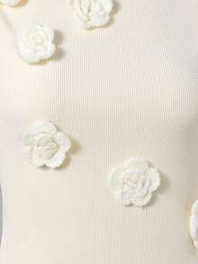 2pcs/Set Teen GirlTurtleneck Tank Top And Mini Skirt Set, Minimalist Fresh Style Suitable For School And Commute - Yellow - View 5