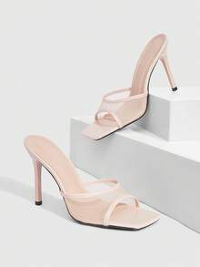 CUCCOO SZL Women Heeled Sandals - nude - View 2