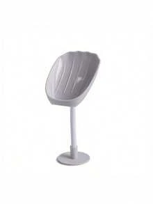 1/3 piezas Soporte de pared para jabón con forma de concha multicolor con drenaje, sin necesidad de taladrar, instalación adhesiva, bandeja de jabón, estante de almacenamiento de baño, organizador para baño, cocina, esponja, estropajo, accesorios para el hogar - Multicolor - Ver 5