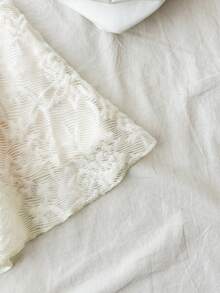 SHEIN Teen Girl Floral Lace Ruffle Camisole Dress - Apricot - View 5