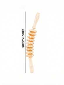 1PC Multifunctional 9 Wheel Wooden Massage Roller Gua Sha Tool Body Scraping Massager For Whole Body Relaxation Deep Tissue Muscle Massage Home Travel Use - Multicolor - View 15