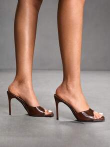 CUCCOO SZL 女士高跟凉鞋 - 深咖色 - 查看 9