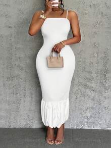 Slaydiva Lễ hội âm nhạc Xuân/Hè mới, Hàng mới về đầu xuân/hè và lễ Phục sinh, Lễ hội âm nhạc Xuân/Hè, Ngày Valentine, Phong cách thường ngày lễ Phục sinh, Tối giản cơ bản, Thời trang đường phố Y2K ngọt ngào, Sản phẩm bán chạy, Hẹn hò hàng ngày, Phong cách cô gái gợi cảm, Váy maxi tôn dáng, Váy maxi hai dây, Váy maxi ôm sát, Váy maxi xếp ly phối màu cho nữ, Cỡ lớn - Trắng - trắng - Xem 7