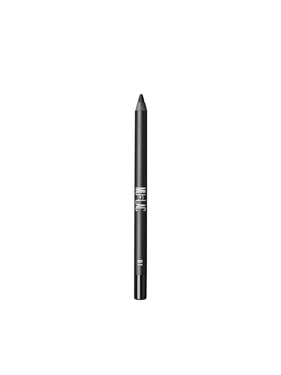MULAC Eye Pencil Shiva 1.2 G – Matte Black, Long-Lasting Smudge-Proof Finish, Highly Pigmented Formula For Precise Definition, Smooth Glide For Smokey Eyes, Professional Quality For Daily Wear And Evening Look - Shiva - View 1