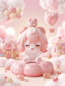 POKOJA LAND Blind Box Collectible Figurine, Cute Decor, Gift - Tide play blind box - View 3