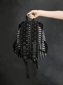 Mochila Casual Versátil, Impermeable y Portátil para Viajes al Aire Libre - Gris negro - Ver 6