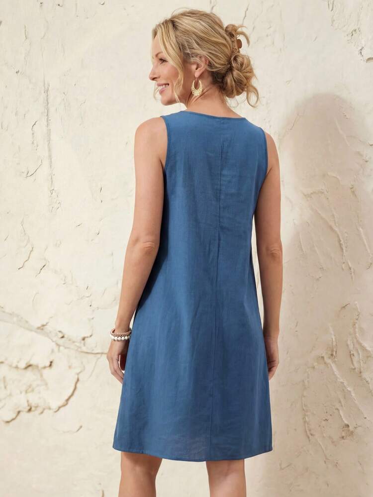 Double Pocket Tank Dress