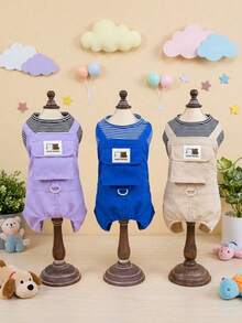 PETSIN Dog Clothing, Cat Clothing, Small Animal Four Legged Clothing, Spring And Summer New Items, Cat Clothing, Casual Clothing, Home Dog Clothing, Small Animal Jumpsuit - Multicolor - View 3