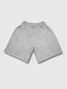 ROMWE MEN Quần short thời trang thường ngày phong cách Y2K mới nhất mùa Xuân/Hè 2026, quần đôi unisex. - Nhiều màu - Xem 2