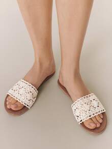 Beige jacquard