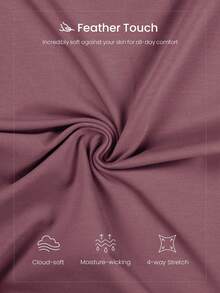 Eassivo Eassivo Women's Open Back Long Sleeve Sports Top,Dusty Mauve Criss Cross Back Sport Crop Shirt,Athleisure Gym Crop Top,Maroon Autumn Criss-Cross Sports Top - Coffee Brown - View 11