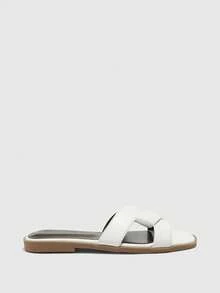 CUCCOO BIZCHIC Ladies Home Slippers - White - View 2