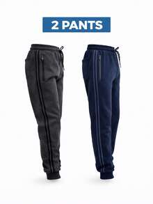 Gris Oscuro y Azul Marino