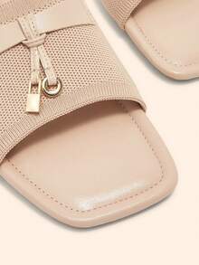 CUCCOO BASICS Sandal đế bằng thời trang nữ - Hạnh nhân - Xem 8