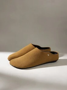 Solecia Closed Toe Shoes For Women With Slip-On, Slouchy Slippers, Versatile Casual And Comfortable, Versatile And Slouchy Casual - Yellow - View 2