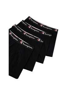 Champion 4 Pack Men's Boxers - Black - View 3