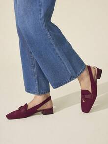 CUCCOO BASICS Sepatu Hak Tinggi Wanita, Sepatu Musim Semi - Burgundy - View 2