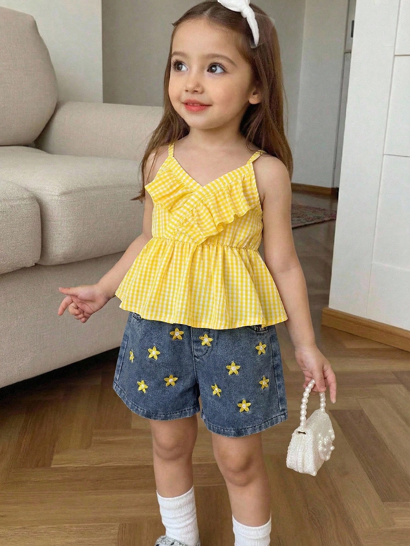 Souflis Souflis مجموعة ملابس صيفية للبنات مكونة من...