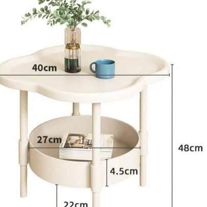 1 chiếc bàn phụ di động phong cách tối giản hiện đại, thích hợp cho phòng khách, phòng ngủ, ban công - Bàn cà phê, bàn cạnh sofa, bàn đầu giường.