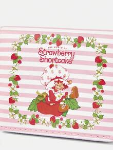 Strawberry Shortcake X SHEIN 1 件套花环图案草莓短款钱包简约拉链女士零钱包 - 多色A - 查看 3