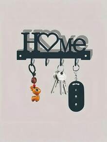 1pc Fashion Metal Key Hook - Wall-Mounted Key Rack Wall Decoration Bathroom Storage Fashion Modern Party Home Decor - Suitable For Living Room, Bedroom, Hallway, Office Universal - Multicolor - View 4