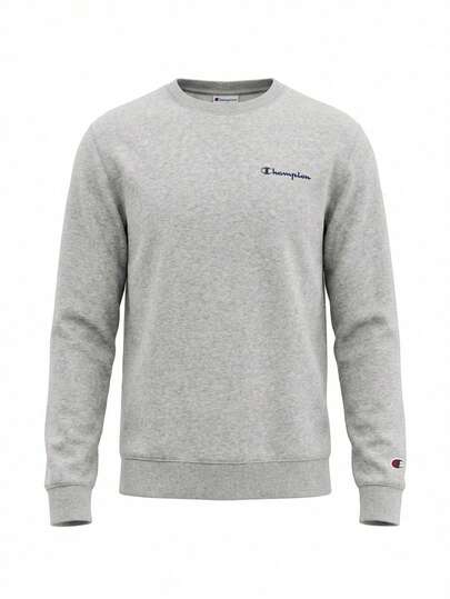 Champion Men's Lightweight Crewneck Sweatshirt Grey