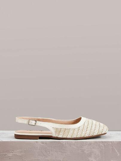 Styleloop 女士鞋履 假日风情 网布面料 女士平底鞋 假日风穿搭 波西米亚风穿搭 美式复古风 波西米亚风 西部风 音乐节穿搭 派对穿搭 露跟平底女鞋