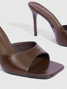 CUCCOO SZL 女士高跟凉鞋 - 深咖色 - 查看 6
