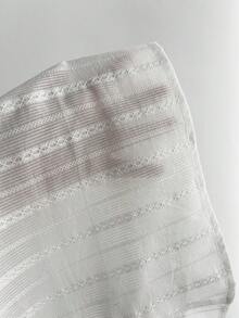 Elamini Bộ đồ 2 món dành cho nữ, kiểu dáng thường ngày, gợi cảm, gồm áo hai dây phối ren và áo len dệt họa tiết. - trắng - Xem 7