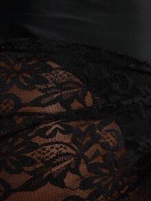 Normani Women's Summer Vacation Beach Lace Wrap Shawl & Skirt Set - Black - View 8