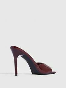 CUCCOO SZL Women Heeled Sandals - Mirror burgundy - View 5