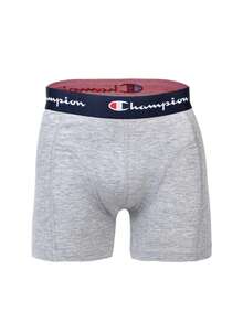 Champion 4 paquete Men's Boxers - Gris/Negro - Ver 2