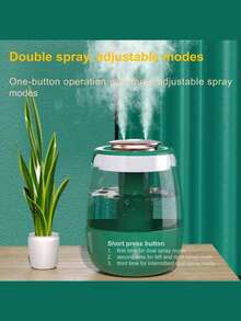 Large Capacity Ultra-Quiet USB Humidifier - Ideal For Bedroom And Office Desk, High Capacity, Ideal Humidifier For Home And Bedroom - multicolor - View 8