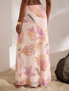 Opulessa Chân váy dáng suông eo thấp, in họa tiết lưới, kiểu đuôi cá dành cho nữ. - Nhiều màu - Xem 5