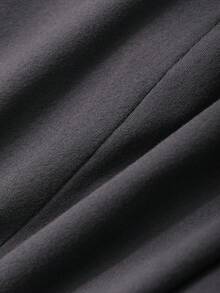 DAZY Áo khoác ngắn không tay, màu trơn, có khóa kéo, dành cho nữ, thích hợp cho mùa hè. - Xám - Xem 6