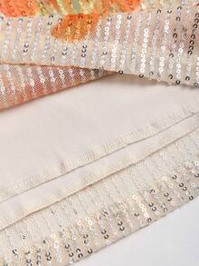 Sweetra Fashionable Sexy Backless Beaded Embroidered Fabric Beach Vacation Dress, Versatile Minimalist Design - Multicolor - View 6