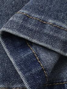 DAZY Young Girls Denim Flare Pants - Blue - View 8