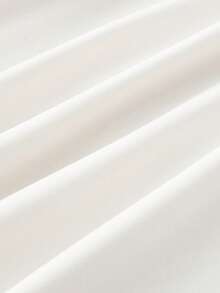 SHEIN Franclia Đầm trễ vai thanh lịch phối màu tương phản dành cho nữ - trắng - Xem 5