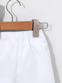 Souflis Souflis 男婴休闲条纹印花背心+印花短裤两件套，适合夏季外出穿着 - 彩色 - 查看 5