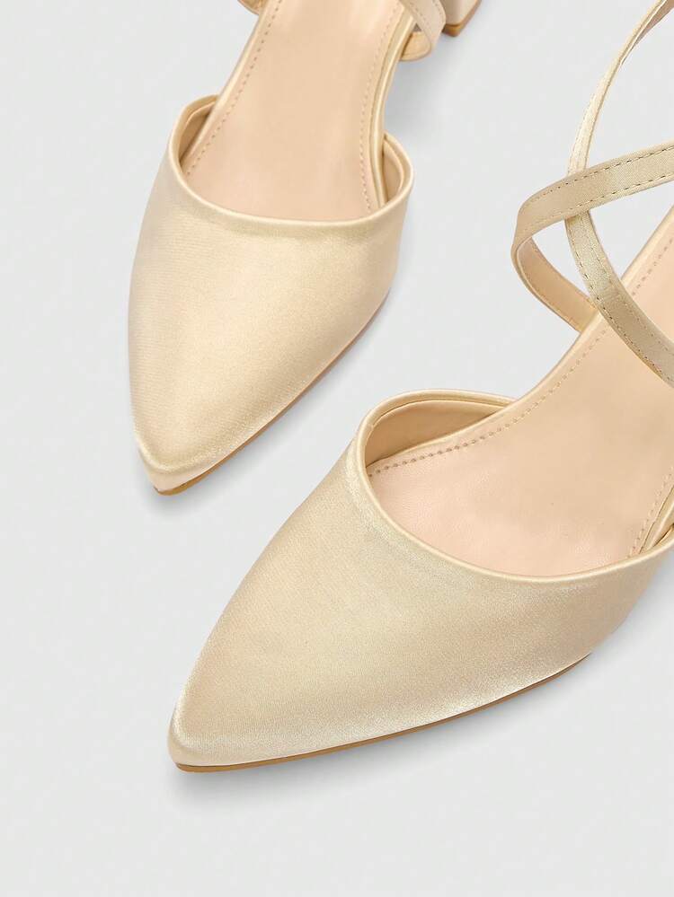 CUCCOO BIZCHIC Women's High Heel Pumps, Thick Heel Office/Commute Shoes Spring Shoes