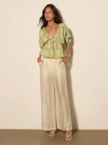 COSMINA Women's Vacation Casual Floral Embroidered Shirt - Multicolor - View 4