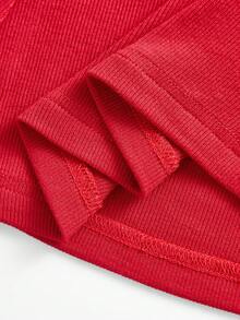 MOTF PREMIUM SOLID RIB-KNIT SLIM FIT TANK TOP - Red - View 6