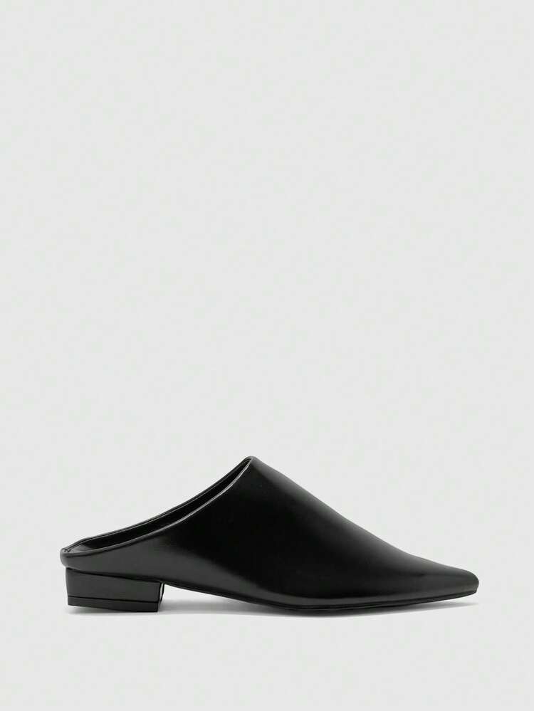 CUCCOO BIZCHIC Women Shoes Pointed Flat Shoes Classic Mule Shoes