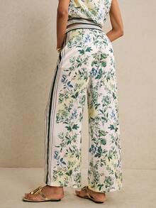 Poéselle 女士休闲印花度假裤 - 彩色 - 查看 4