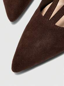 CUCCOO BIZCHIC Giày sandal cao gót dành cho nữ - màu nâu - Xem 5