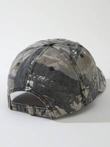 ROMWE Grunge Punk 1 Women's Camouflage Cross Air Eye Baseball Cap Outdoor Adjustable Cap - Multicolor 1 - View 4