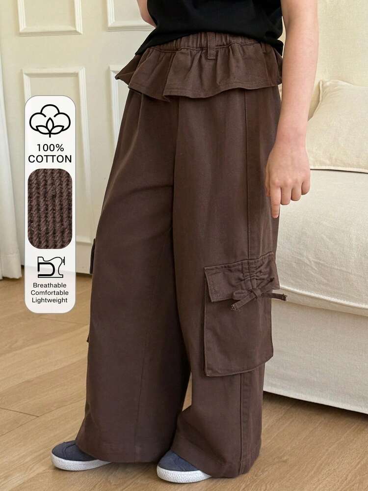 Tween Girls 2 In 1 Denim Pants