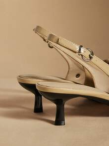 Tacones para mujer - Color del té con leche - Ver 4